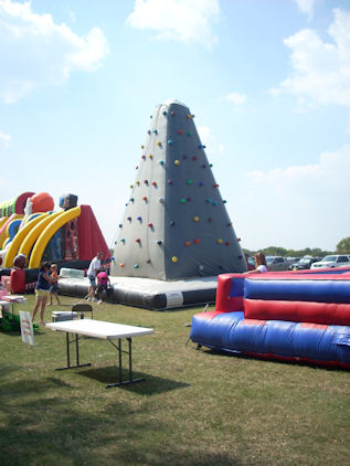 Inflatable Rock Wall!